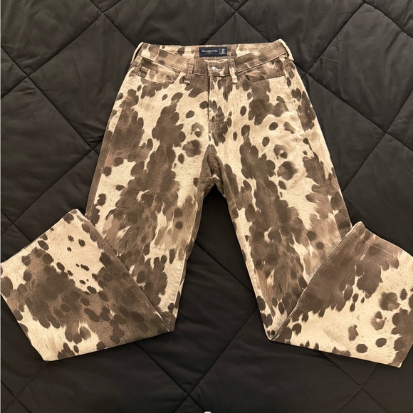 Abercrombie & Fitch Other - Abercrombie & Fitch Horse Pattern Baggy Flare Pants